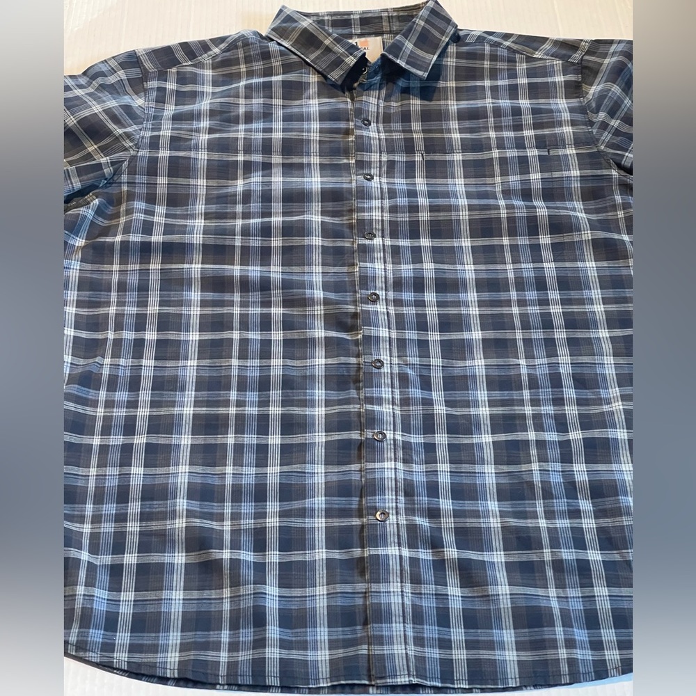 5.11 tactical l/s snap button shirt mens large good pre-owned condition